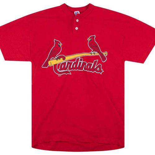 2000's ST. LOUIS CARDINALS RUSSELL ATHLETIC TEE L