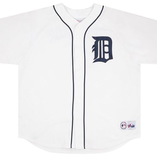 2003-05 DETROIT TIGERS HIGGINSON #4 MAJESTIC JERSEY (HOME) XXL