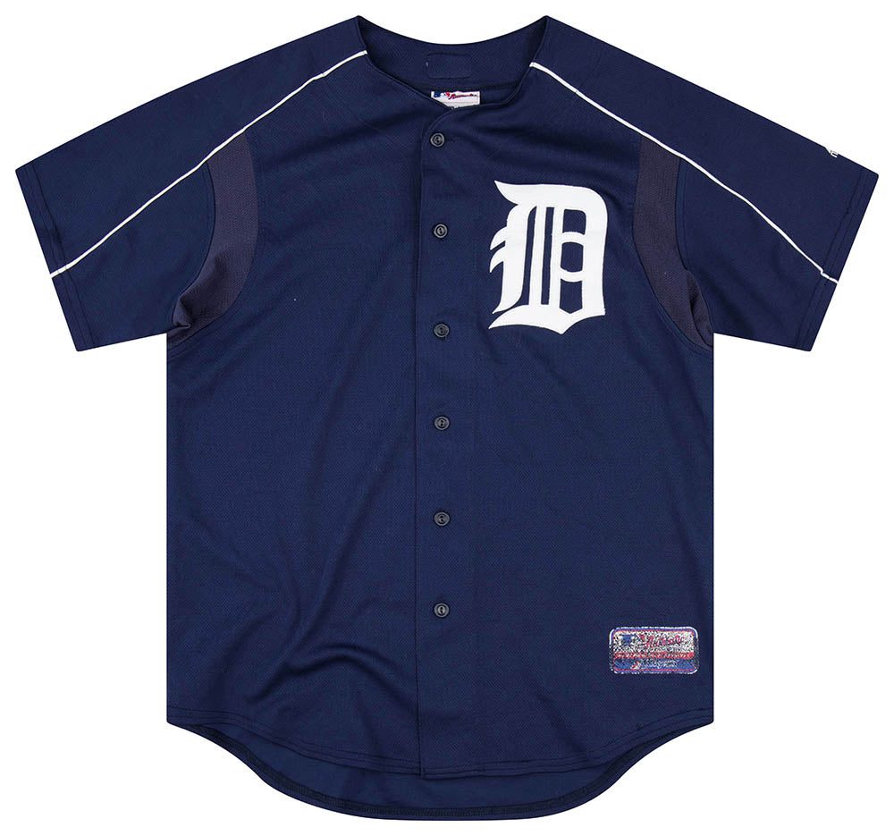 2003-06 DETROIT TIGERS MAJESTIC PRACTICE JERSEY M 1 TIGTR0301Front