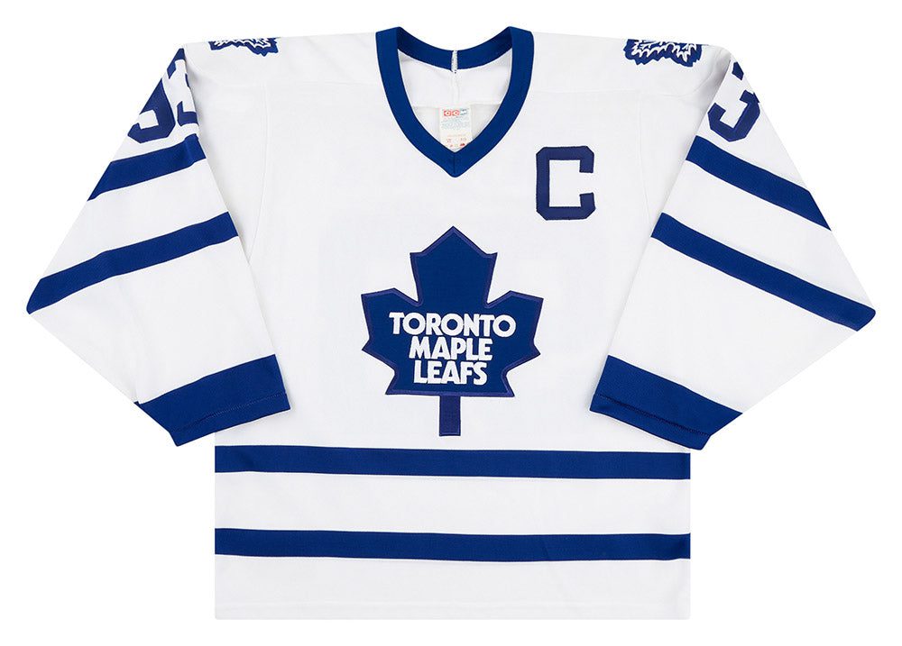 1994-95 TORONTO MAPLE LEAFS GILMOUR #93 CCM JERSEY (HOME) S 1 TMLH9401Front