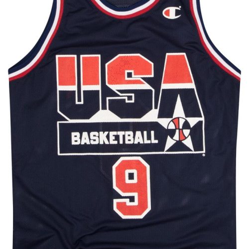 1992 USA JORDAN #9 CHAMPION JERSEY (AWAY) M