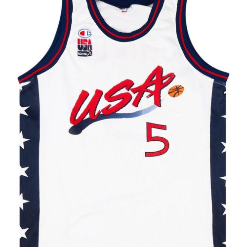 1996-99 USA HILL #5 CHAMPION JERSEY (HOME) L