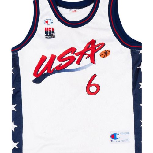 1996-99 USA HARDAWAY #6 CHAMPION JERSEY (HOME) M