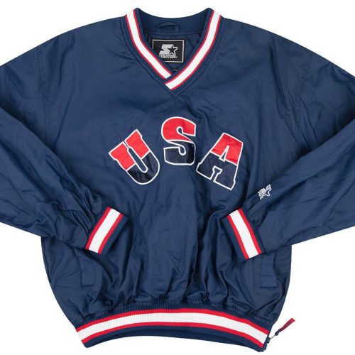 1990's TEAM USA STARTER PULLOVER JACKET M