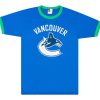 2000's VANCOUVER CANUCKS GRAPHIC TEE M 4 VCNTS0001Front