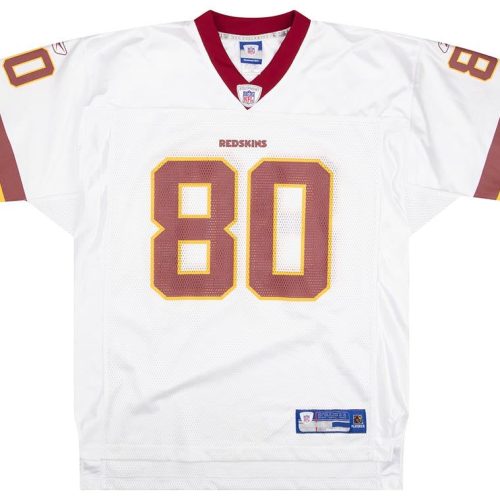 2004 WASHINGTON REDSKINS COLES #80 REEBOK ON FIELD JERSEY (AWAY) S
