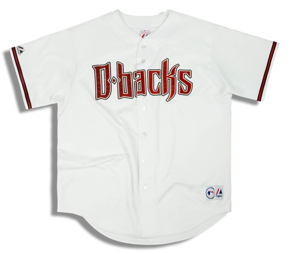 2008 ARIZONA DIAMONDBACKS MAJESTIC JERSEY (HOME) XL 1 adbh0801 front