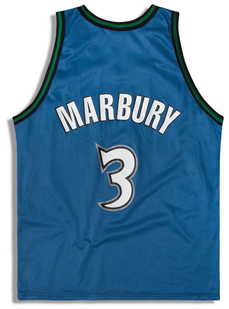 1996-99 MINNESOTA TIMBERWOLVES MARBURY #3 CHAMPION JERSEY (AWAY) XL 2 bnib granada02174 d681829e a7e3 44e0 8d89 6849f97d94b3