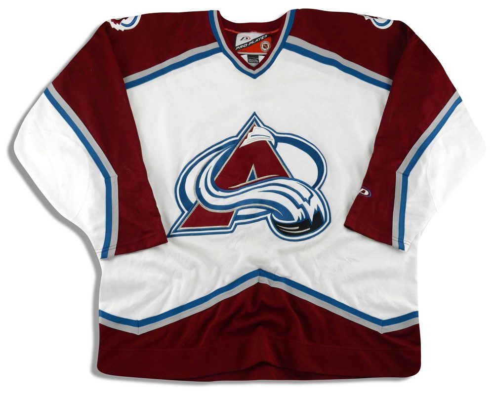 1999-00 COLORADO AVALANCHE PRO PLAYER JERSEY (HOME) XXL 1 brc 1888