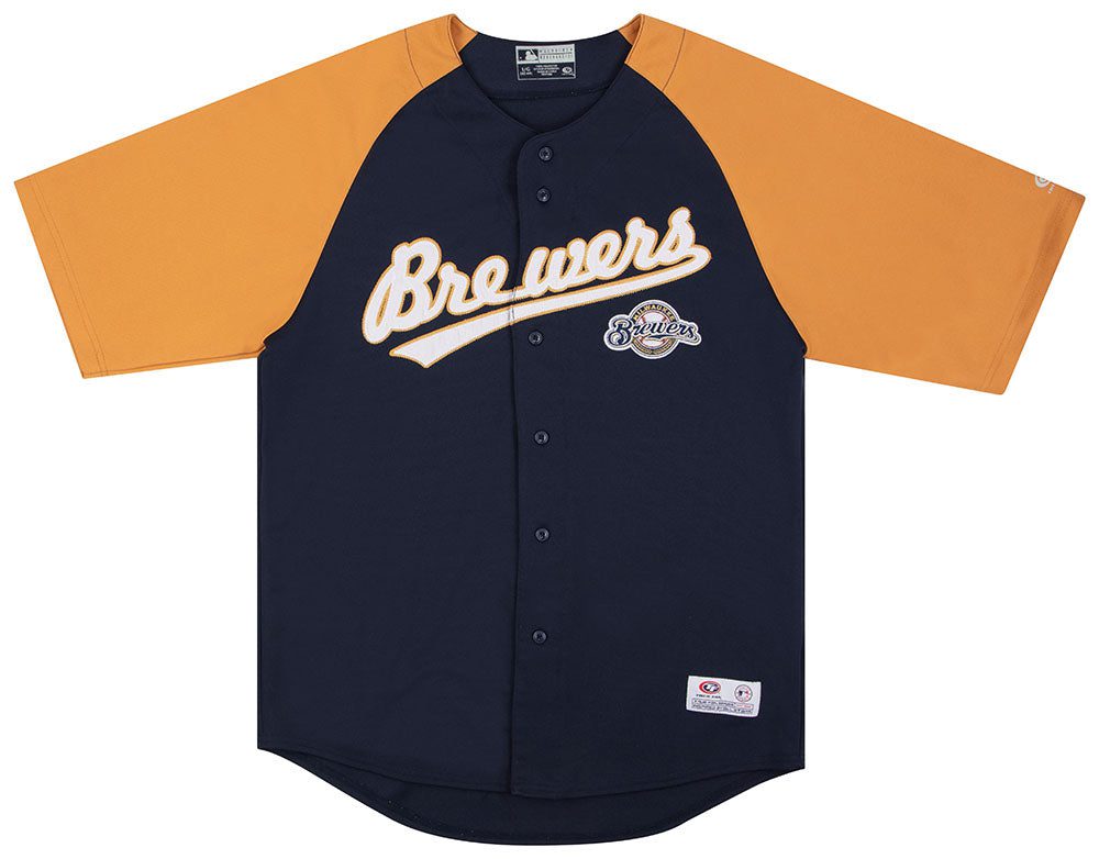 2000’s MILWAUKEE BREWERS TRUE FAN JERSEY XXL 1 bret0002 front 1