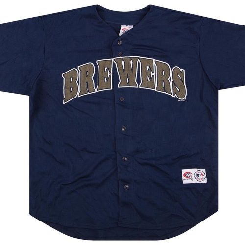 2002 MILWAUKEE BREWERS JENKINS #5 TRUE FAN JERSEY XL