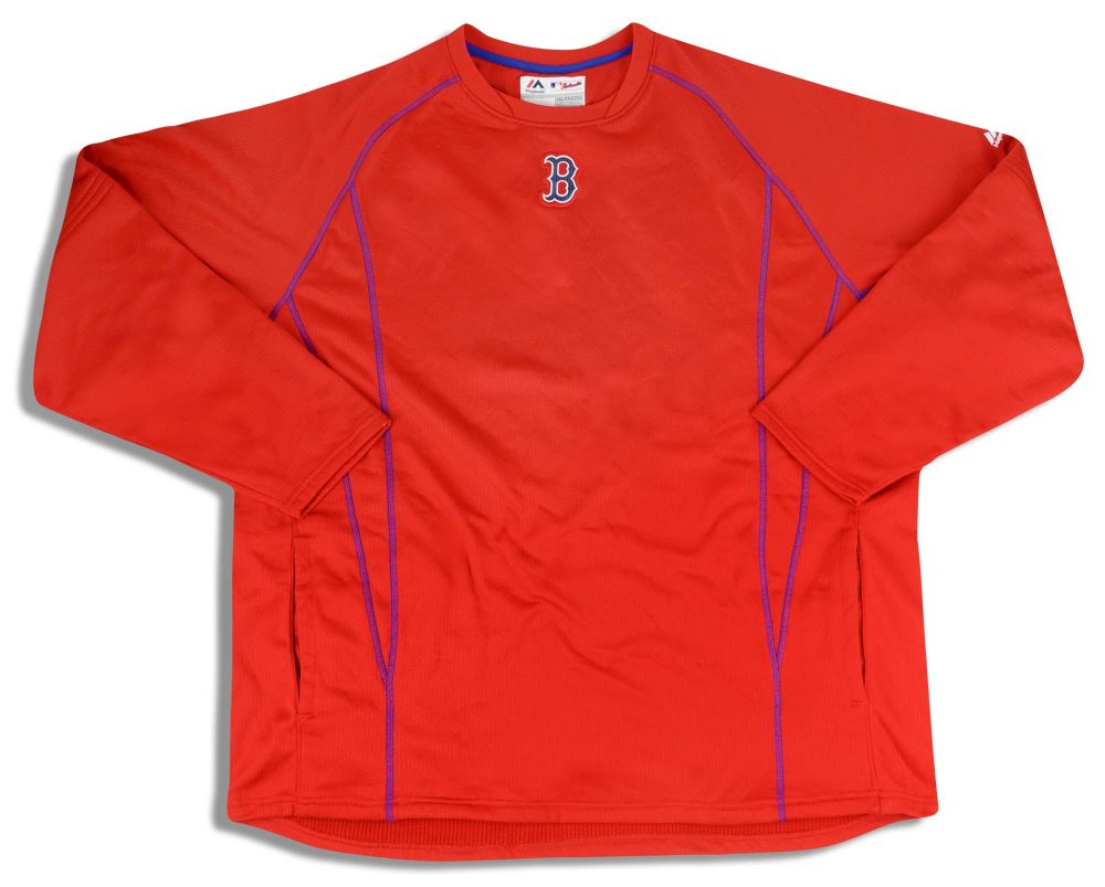 2014 BOSTON RED SOX AUTHENTIC MAJESTIC TRAINING TOP XXL 1 brstr1401 front