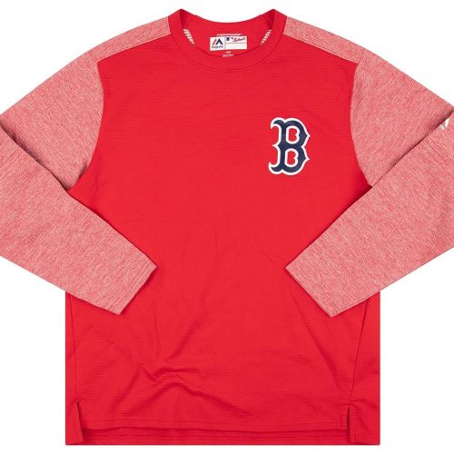 2017 BOSTON RED SOX MAJESTIC TRAINING TOP L