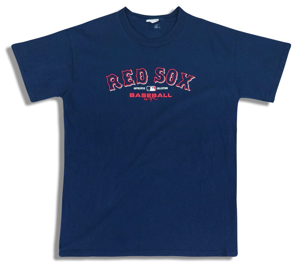 2004 BOSTON RED SOX MAJESTIC TEE M 1 brsts0401 front