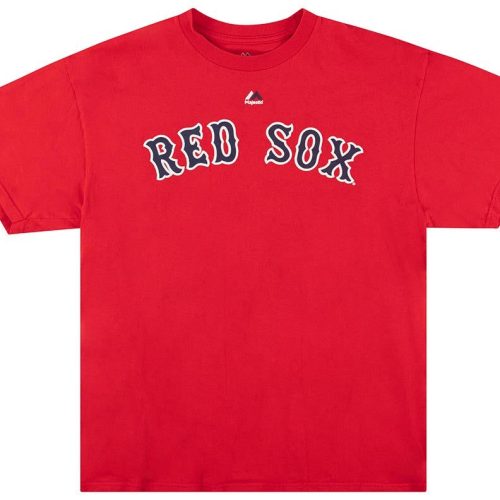 2014 BOSTON RED SOX CESPEDES #52 MAJESTIC GRAPHIC TEE L