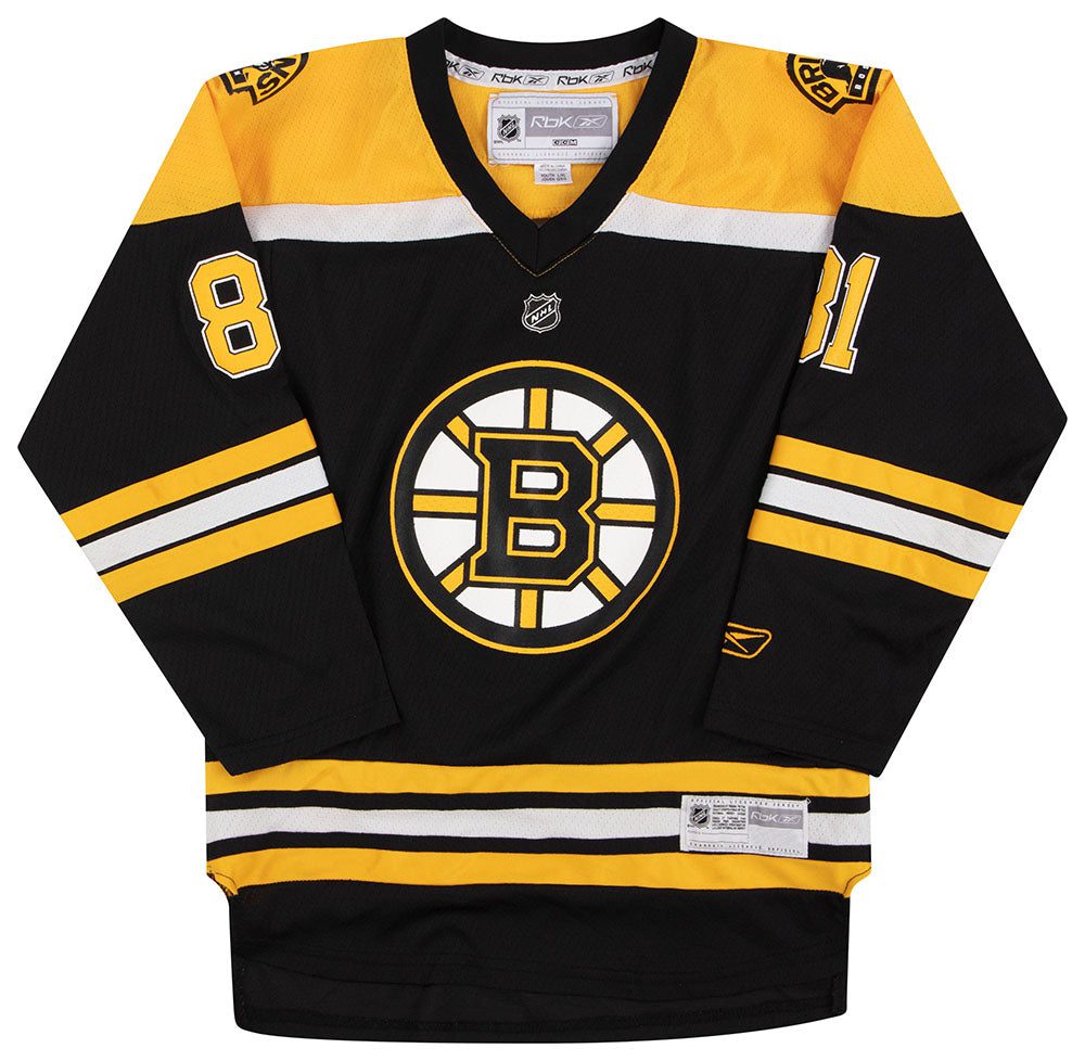 2007-09 BOSTON BRUINS KESSEL #81 REEBOK JERSEY (HOME) Y 1 bruh0702 front