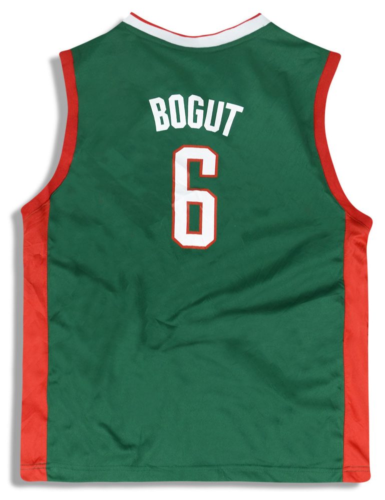 2010-12 MILWAUKEE BUCKS BOGUT #6 ADIDAS JERSEY (AWAY) Y 2 buca1001 back d2213774 ec4a 4e6a bb65 e779c216fc05
