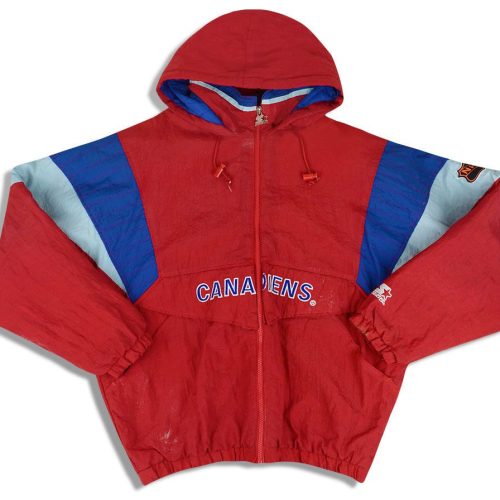 1990's MONTREAL CANADIENS STARTER RAIN COAT L