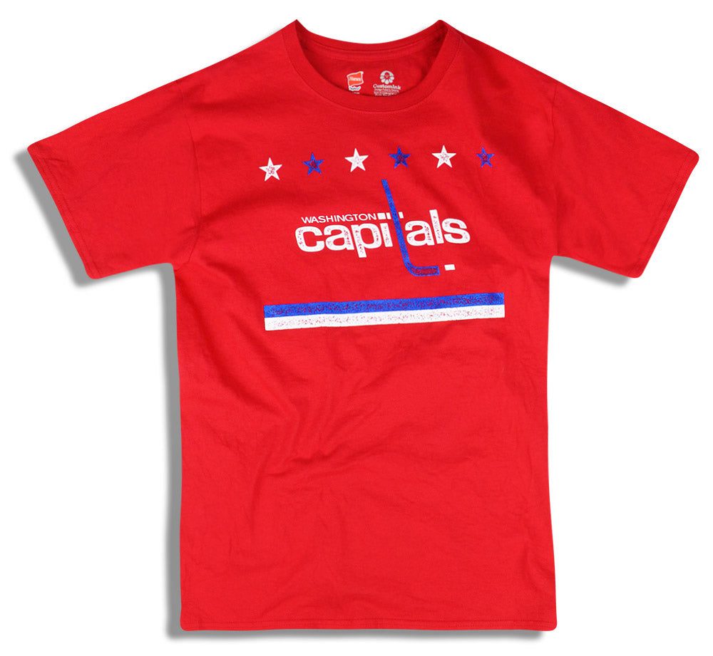 2010's WASHINGTON CAPITALS HANES TEE S 1 capts1001 front