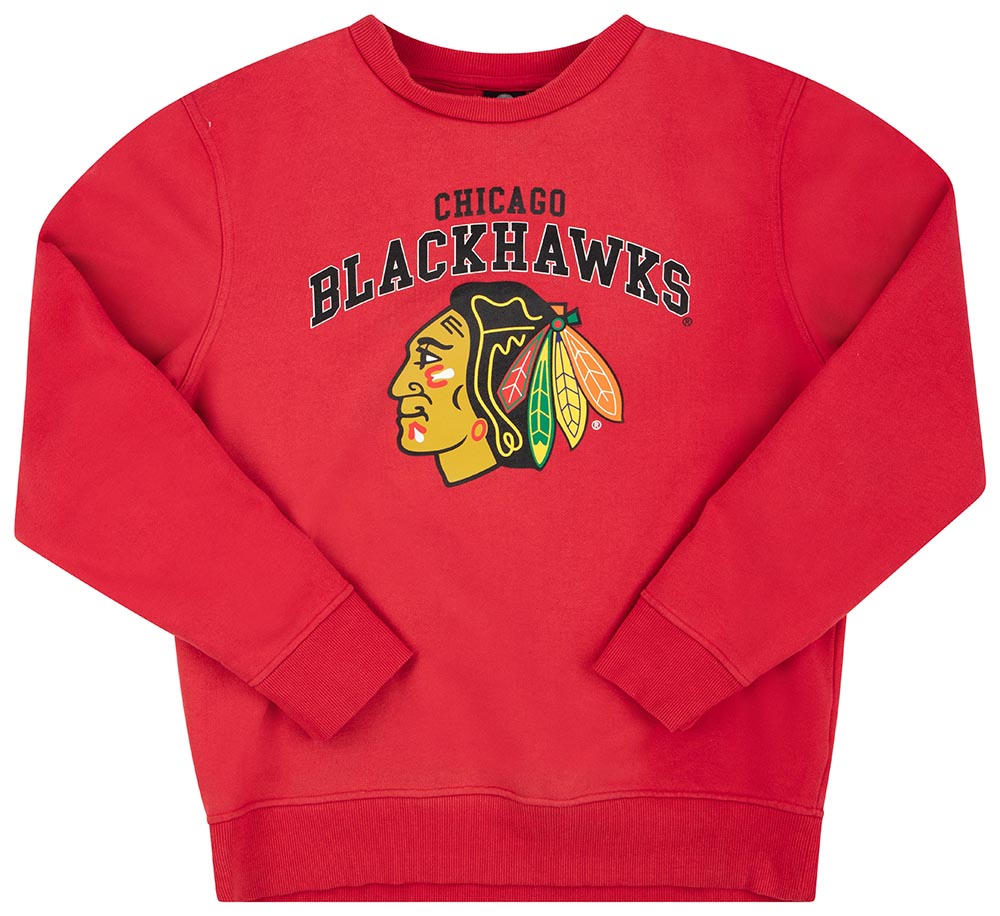 2000's CHICAGO BLACKHAWKS NHL SWEAT TOP L 1 cbhs0002 front