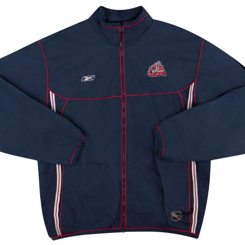 2000's COLUMBUS BLUE JACKETS REEBOK WINDBREAKER JACKET XL