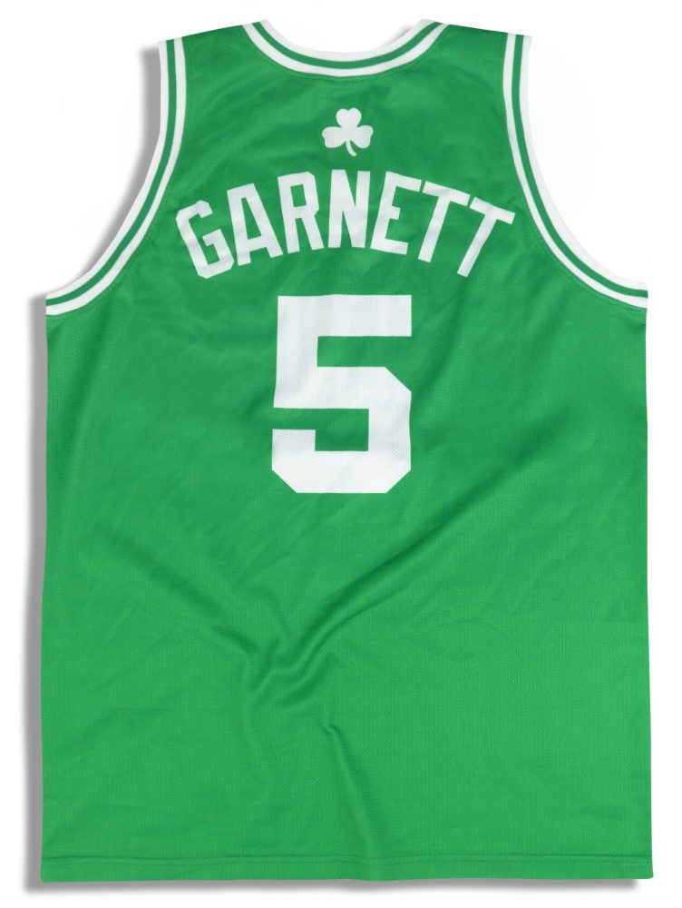 2007-10 BOSTON CELTICS GARNETT #5 CHAMPION JERSEY (AWAY) M 2 cela0702 back 1 2 29429727 e1b0 4a65 ada8 a85690951670