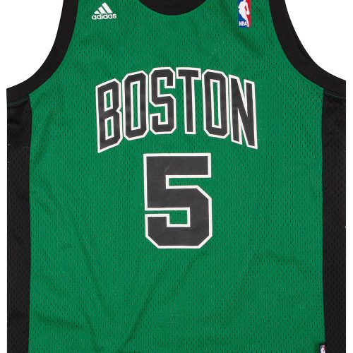 2007-10 BOSTON CELTICS GARNETT #5 ADIDAS SWINGMAN JERSEY (ALTERNATE) Y