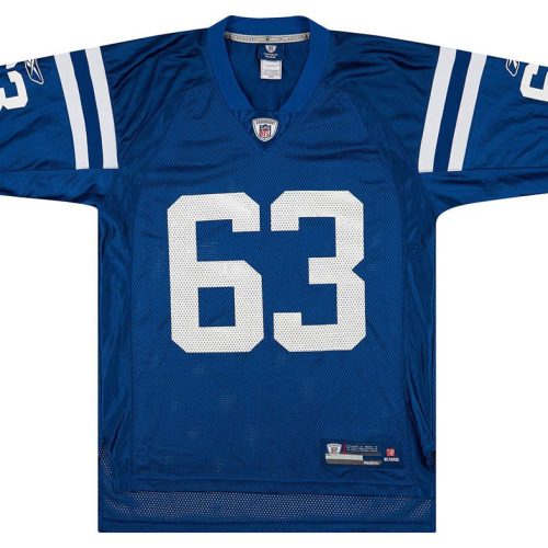 2008-11 INDIANAPOLIS COLTS SATURDAY #63 REEBOK ON FIELD JERSEY (HOME) M