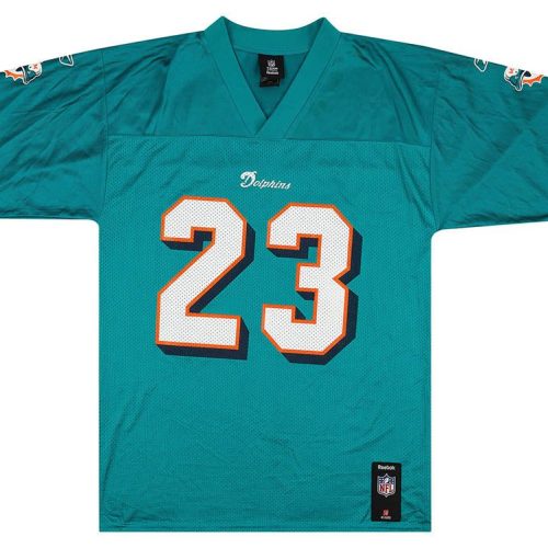 2008-10 MIAMI DOLPHINS BROWN #23 REEBOK REPLICA JERSEY (HOME) M