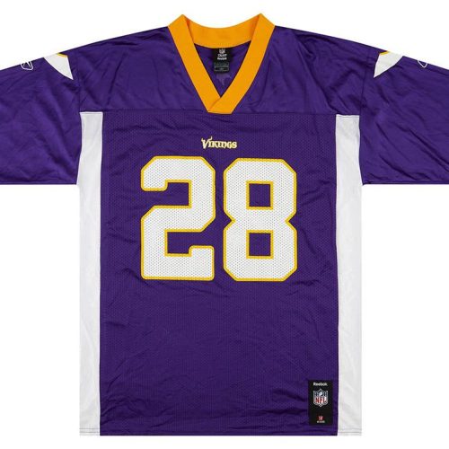 2008-11 MINNESOTA VIKINGS PETERSON #28 REEBOK REPLICA JERSEY (HOME) L