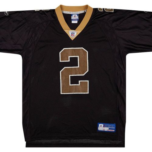 2002-04 NEW ORLEANS SAINTS BROOKS #2 REEBOK JERSEY (HOME) L