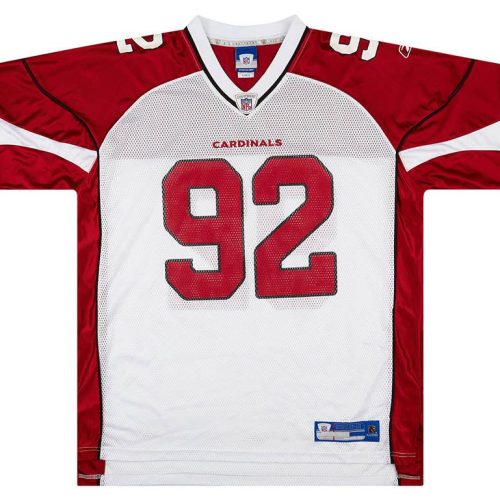 2005-06 ARIZONA CARDINALS BERRY #92 REEBOK ON FIELD JERSEY (AWAY) XL