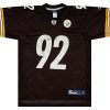 2008-11 PITTSBURGH STEELERS HARRISON #92 REEBOK ON FIELD JERSEY (HOME) L 3 classicamericansports 11 c095a765 8296 46cc 9d0f cf15ffe962b9