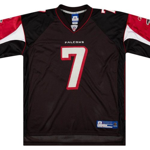 2005-06 ATLANTA FALCONS VICK #7 REEBOK ON FIELD JERSEY (ALTERNATE) XL