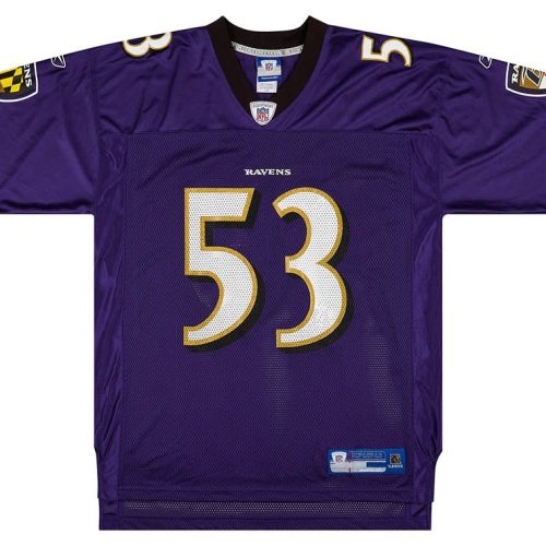 2005-06 BALTIMORE RAVENS CODY #53 REEBOK ON FIELD JERSEY (HOME) L