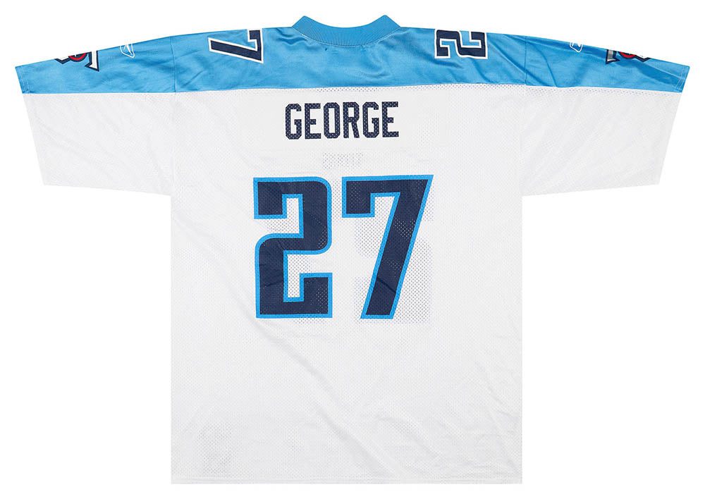 2001 TENNESSEE TITANS GEORGE #27 REEBOK JERSEY (AWAY) XL 2 classicamericansports 14 e4a48a8e 0906 4b13 9e10 756d390e0b5a