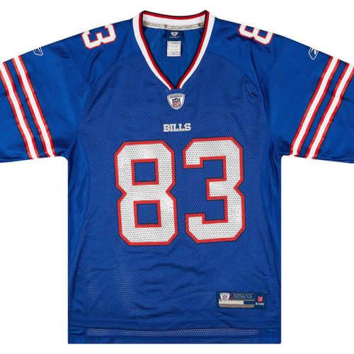2008-10 BUFFALO BILLS EVANS #83 REEBOK ON FIELD JERSEY (ALTERNATE) M