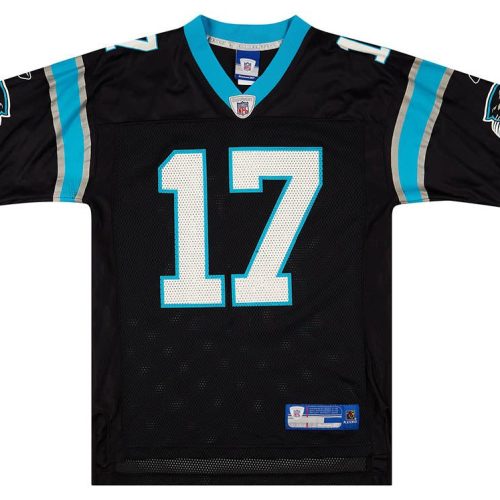 2005-06 CAROLINA PANTHERS DELHOMME #17 REEBOK ON FIELD JERSEY (HOME) M