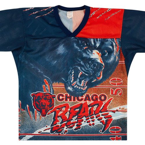 1990's CHICAGO BEARS CCM FANIMATION JERSEY L/XL