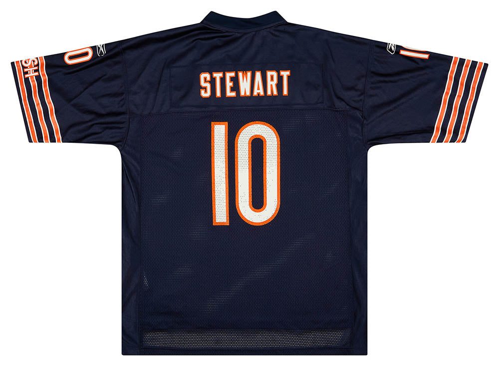 2003 CHICAGO BEARS STEWART #10 REEBOK ON FIELD JERSEY (HOME) XL 2 classicamericansports 169