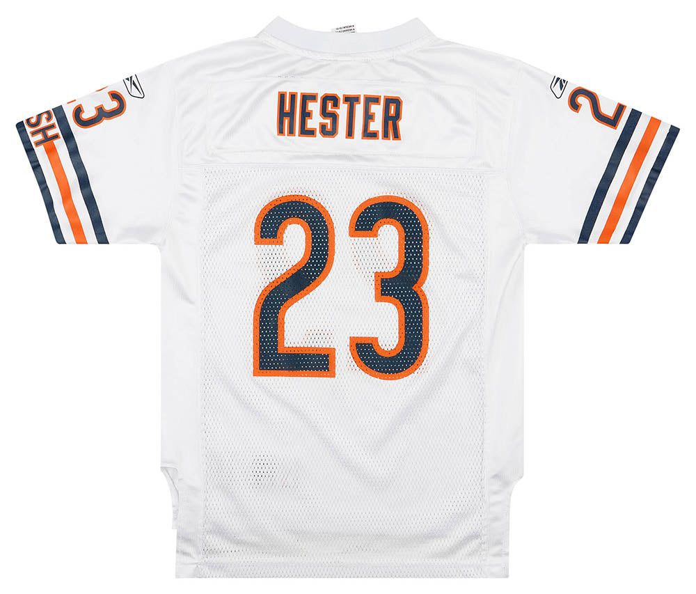 2008-11 CHICAGO BEARS HESTER #23 REEBOK ON FIELD JERSEY (AWAY) Y 2 classicamericansports 171
