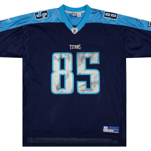 2002-04 TENNESSEE TITANS MASON #85 REEBOK ON FIELD JERSEY (HOME) XXL