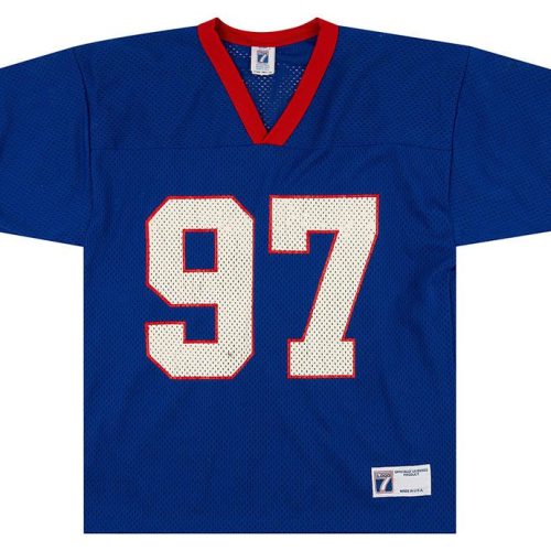 1990-95 BUFFALO BILLS BENNETT #97 LOGO 7 JERSEY (HOME) M