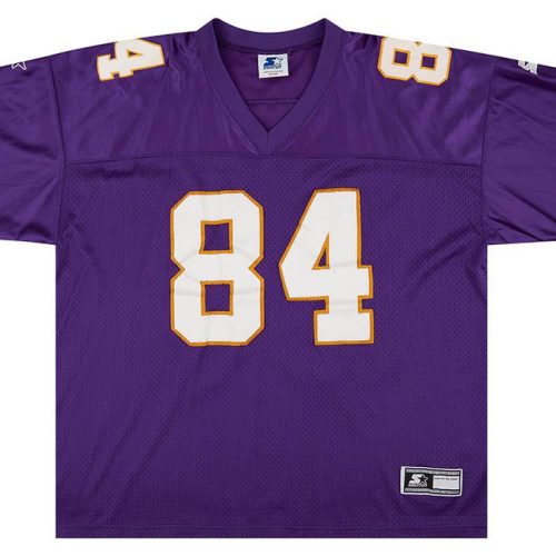 1998 MINNESOTA VIKINGS MOSS #84 AUTHENTIC STARTER JERSEY (HOME) XXL