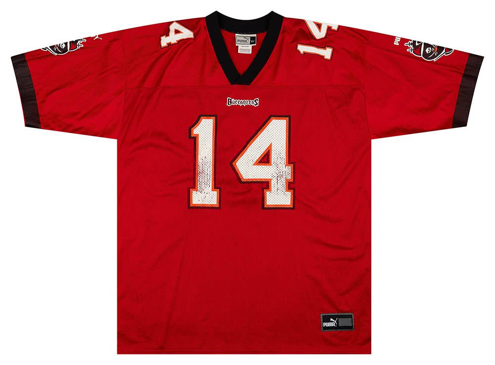 2001 TAMPA BAY BUCCANEERS B. JOHNSON #14 PUMA JERSEY (HOME) XL 1 classicamericansports 52