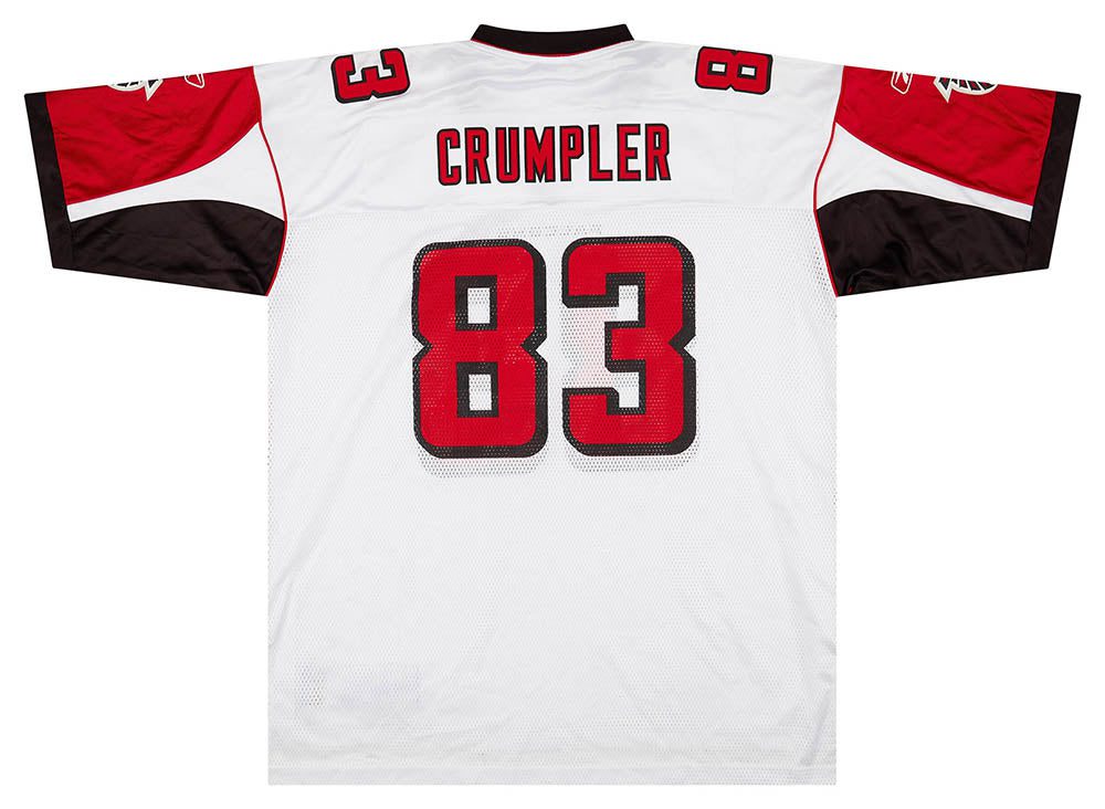 2005-06 ATLANTA FALCONS CRUMPLER #83 REEBOK ON FIELD JERSEY (AWAY) XL 2 classicamericansports 55