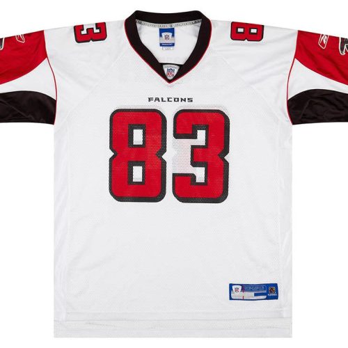 2005-06 ATLANTA FALCONS CRUMPLER #83 REEBOK ON FIELD JERSEY (AWAY) XL