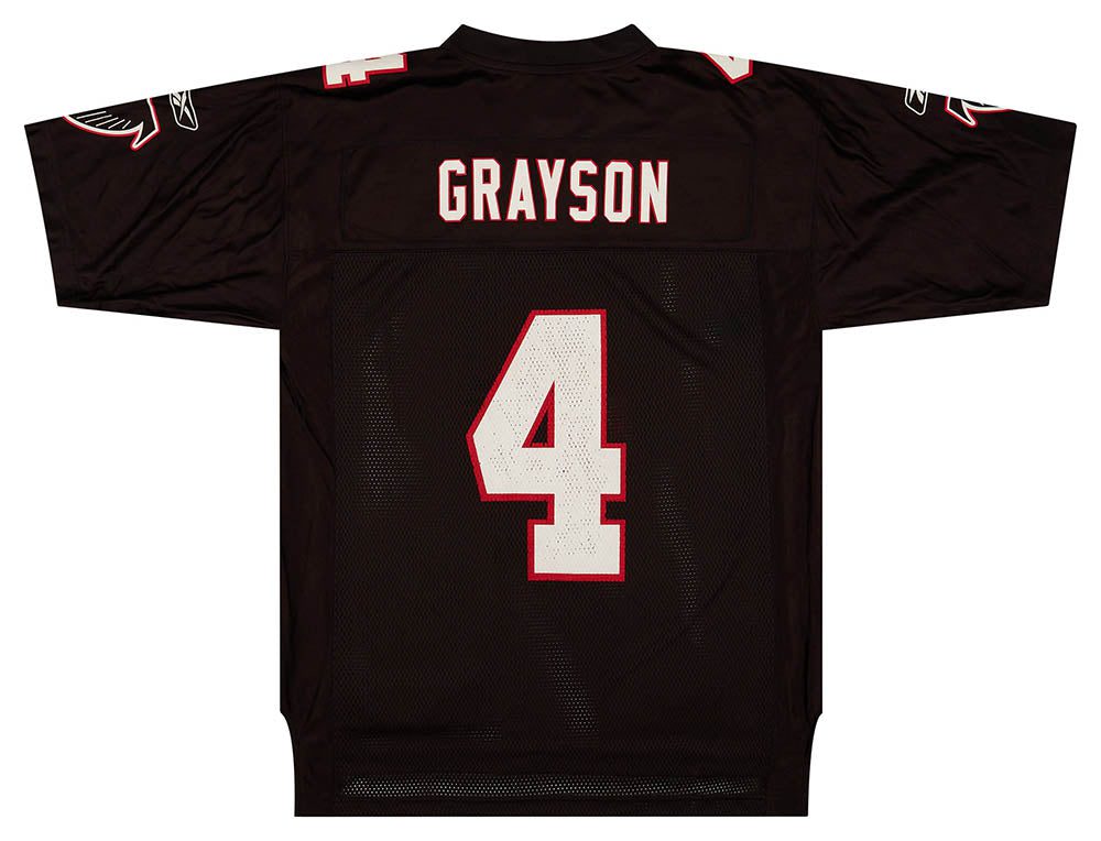 2009-11 ATLANTA FALCONS GRAYSON #4 REEBOK ON FIELD JERSEY (ALTERNATE) M 2 classicamericansports 57