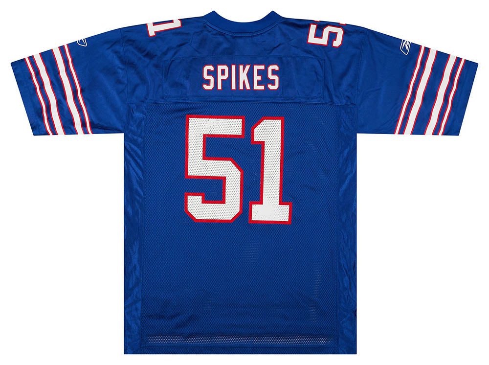 2005-06 BUFFALO BILLS SPIKES #51 REEBOK ON FIELD JERSEY (ALTERNATE) L 2 classicamericansports 61