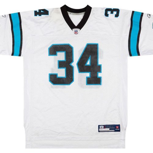 2007 CAROLINA PANTHERS WILLIAMS #34 REEBOK ON FIELD JERSEY (AWAY) XL